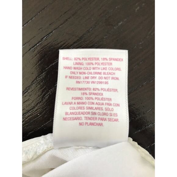 Xhilaration Swim One Piece Swimsuit Ribbed Ruffled Swimwear - Picture 10 of 10